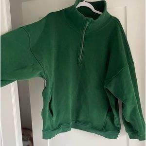 Lululemon “thick fleece half zip”